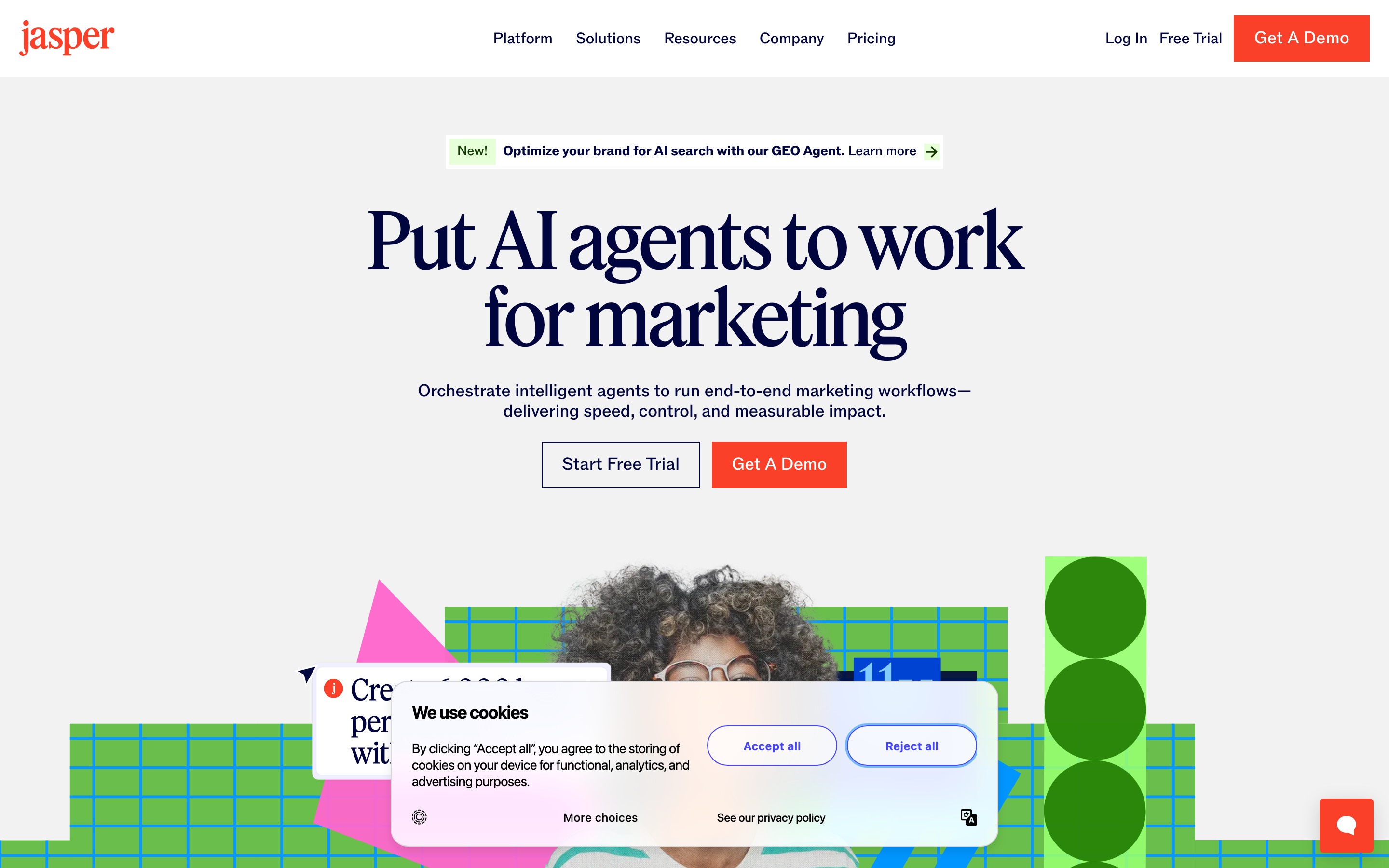 Jasper homepage